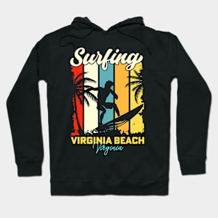 Surfing | Virginia Beach, Virginia Hoodie